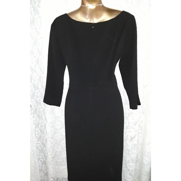 NWT Nanette Lepore Asymmetrical CAN CAN Side Ruffle Midi Dress MSRP $378 - Picture 4 of 9